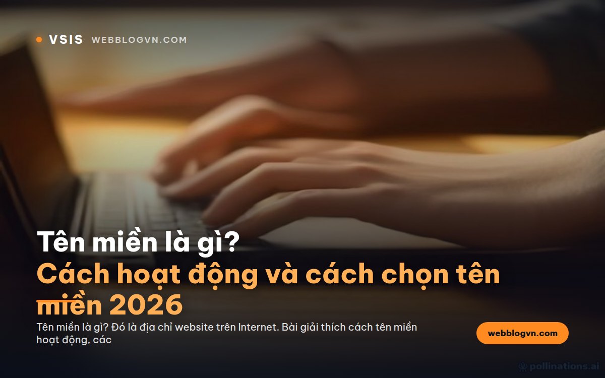 Tên miền là gì? Cách hoạt động, phân loại và cách chọn tên miền 2026