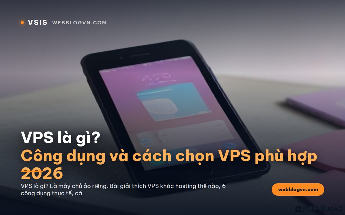 VPS là gì? Công dụng và cách chọn VPS phù hợp 2026